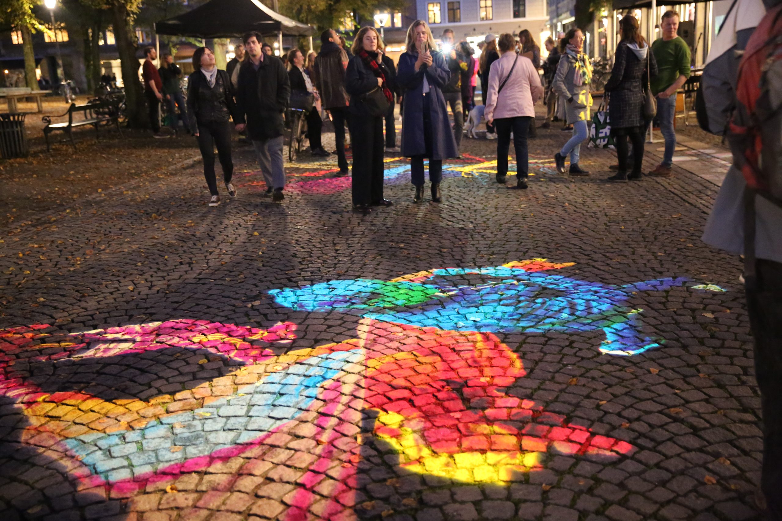 UNIVERSE – light art Blågården Library, Blågårds Plads